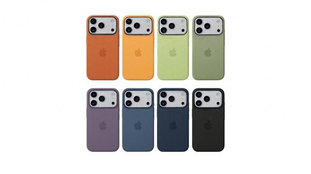 苹果iPhone 17系列液态硅胶手机壳8色曝光，首加挂绳孔设计