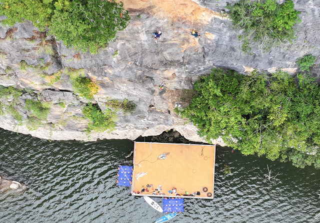 岩壁芭蕾即将上演！昌江秘境攀岩赛11月底燃动山水间