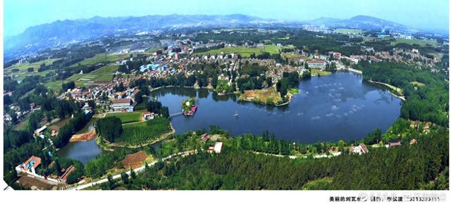 淄川区昆仑镇三台山下好风光