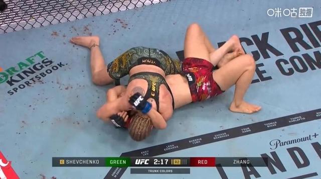 张伟丽升重挑战UFC蝇量级冠军失败，张伟丽回应不敌舍甫琴科：没能赢下比赛非常抱歉，我已经尽力了