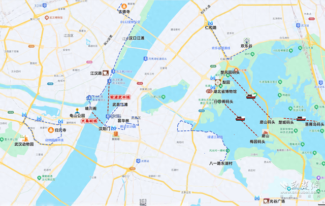 穿越两江四岸，交通伴你畅游武汉
