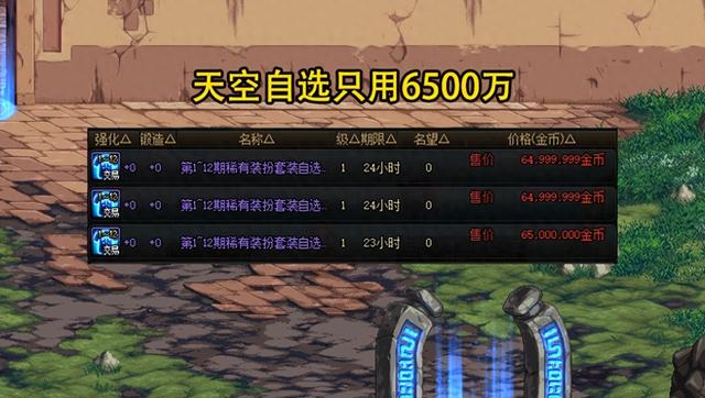 dnf红色婚纱（DNF天空自选礼盒成白菜价了4套最值得拿下）