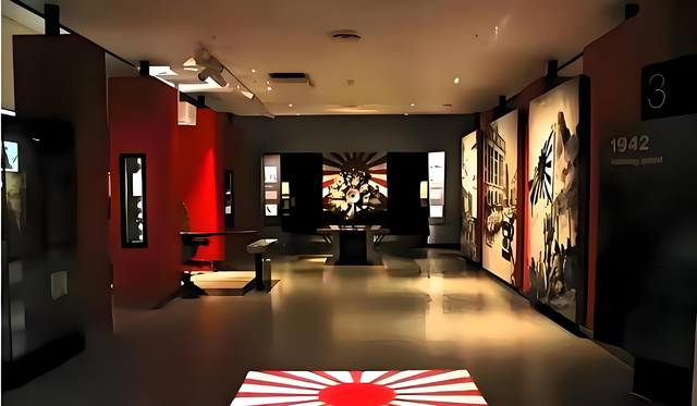 澳洲抗战馆太硬核，日本国旗成门垫，让参观者踩足30秒才能进