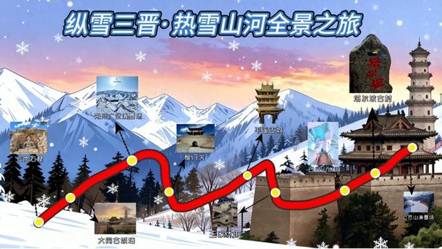 山西省冰雪运动体育旅游精品线路五“纵情三晋·热雪山河全景之旅”