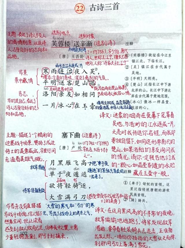 月黑雁飞高,单于夜遁逃是什么意思（四年级下册语文）