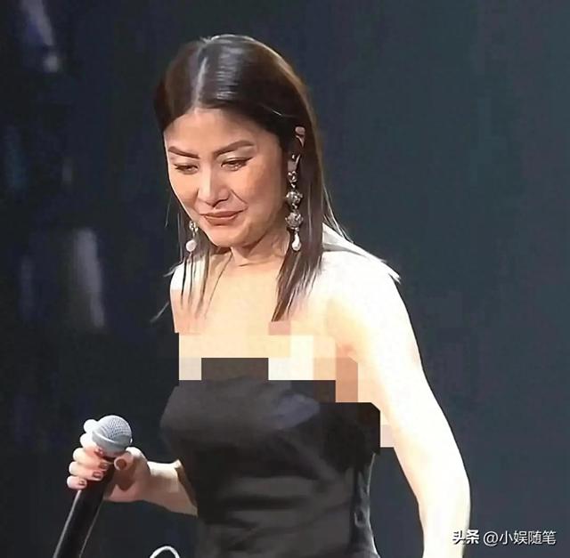 50几岁的陈慧琳，离开了美颜和滤镜同样也没扛住，终究是岁月无情