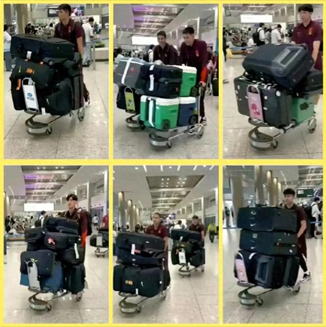 国足51人比赛，行李箱却有140件！韩媒：他们的行李箱装的什么