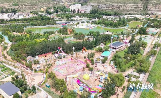 神木杏花滩公园“焕新”升级 打造休闲娱乐新地标