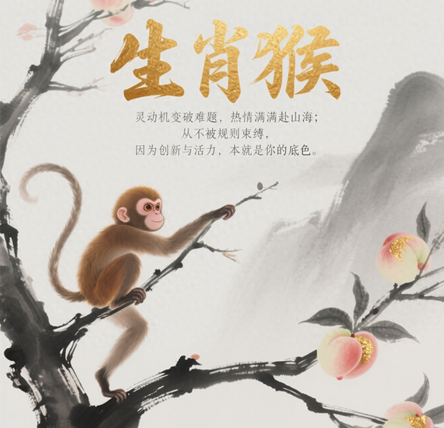 11月10日每日生肖，星期一：生肖猴、生肖鸡