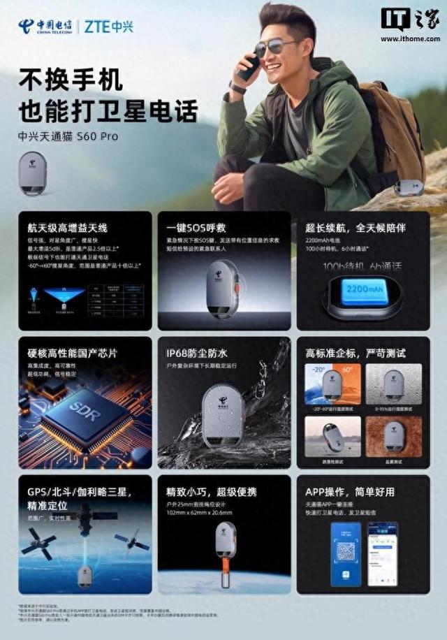 中兴天通猫S60 Pro开售