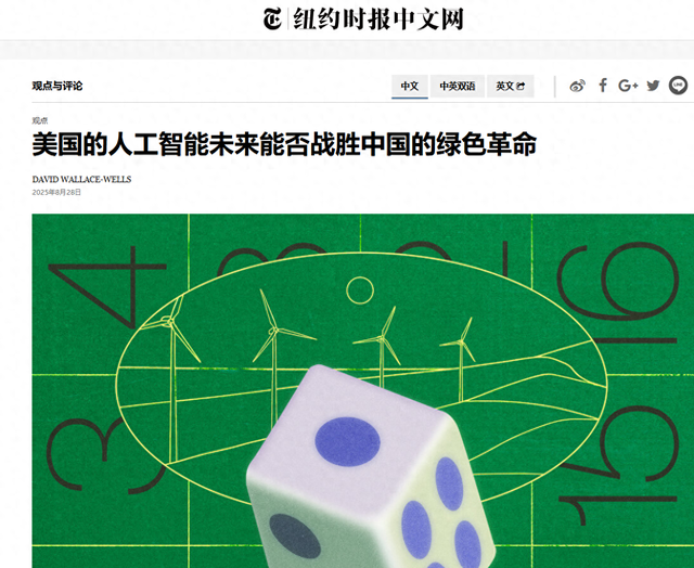 《纽约时报》解密中美豪赌：AI竞赛的命门，不在芯片而在电线？