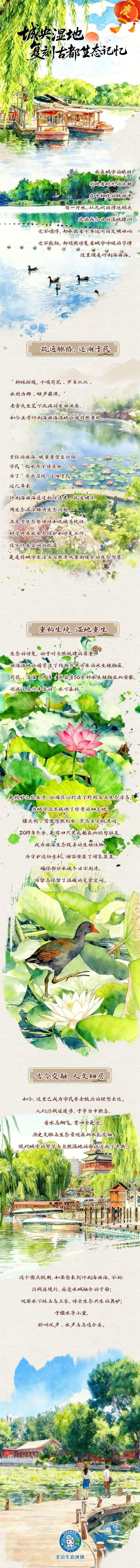 生态·中轴 | 什刹海西海：从漕运遗珠到城市“呼吸绿肺”