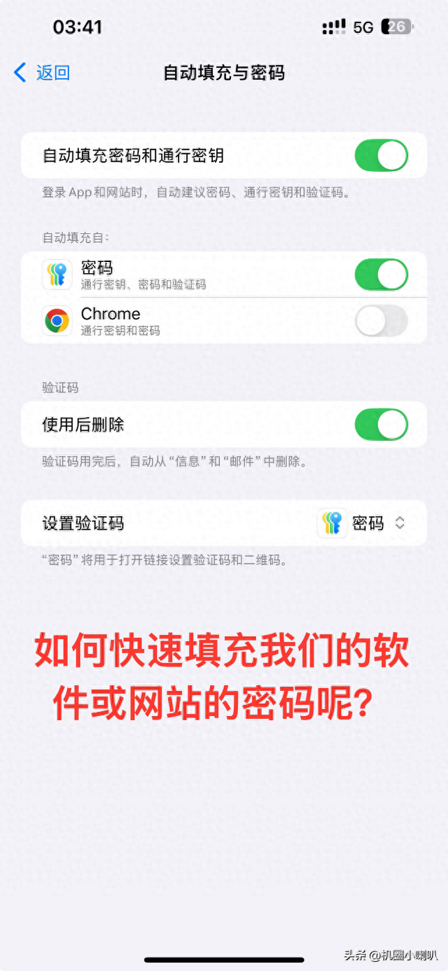 如何给手机的应用软件加密（苹果手机隐藏功能自动填充密码）