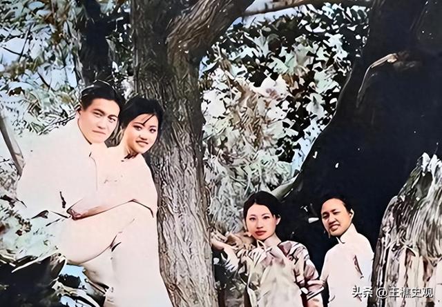 张学良痴迷一生的赵一荻有多美？16岁时在香山留影，美若天仙！