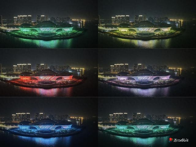 湛江金沙湾现“夜明珠”！碧波跃动“七彩梦”