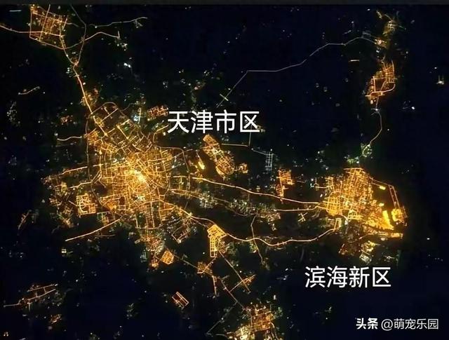 天津夜景震撼，密密麻麻光点铺满银河，两千平方公里藏惊人能量