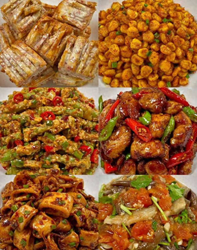 6道家常菜，简单好做还下饭[拌着米饭能吃三大碗