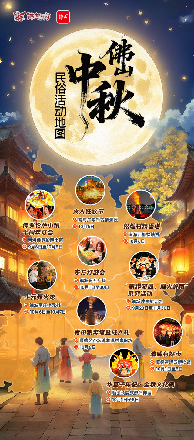 明月品民俗！在佛山热热闹闹过中秋！| 双节同庆趣游佛山