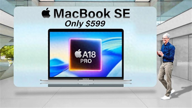 苹果又出王炸！A18 Pro入门款MacBook或售价不到4000元？
