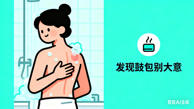 腿上长了一个小硬疙瘩（身上鼓个包别再瞎揉了有人揉成定时炸弹）