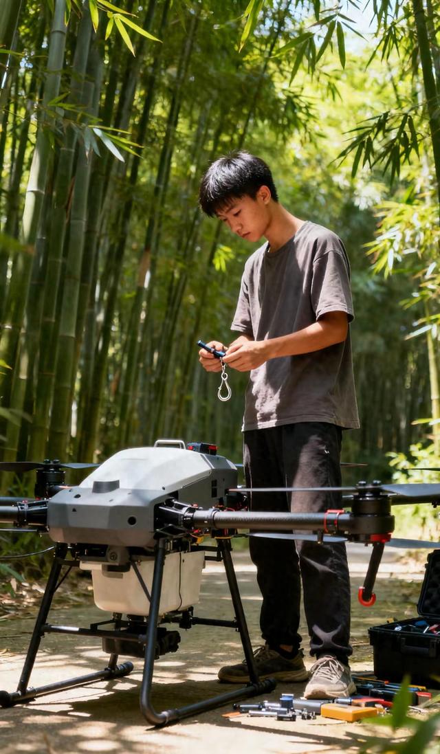 无人机吊竹子，月入四万降维打击