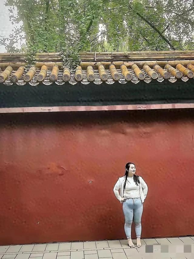 国庆旅游，老公给我拍的照片，把我气得到今天都还没跟他说话