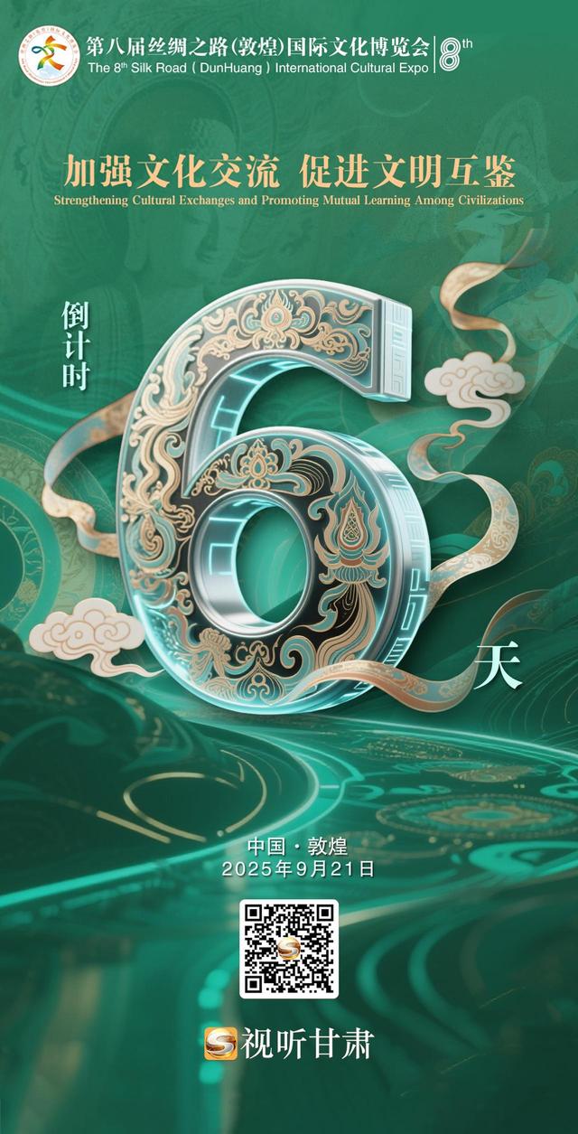 微海报 | 第八届丝绸之路（敦煌）国际文化博览会倒计时6天