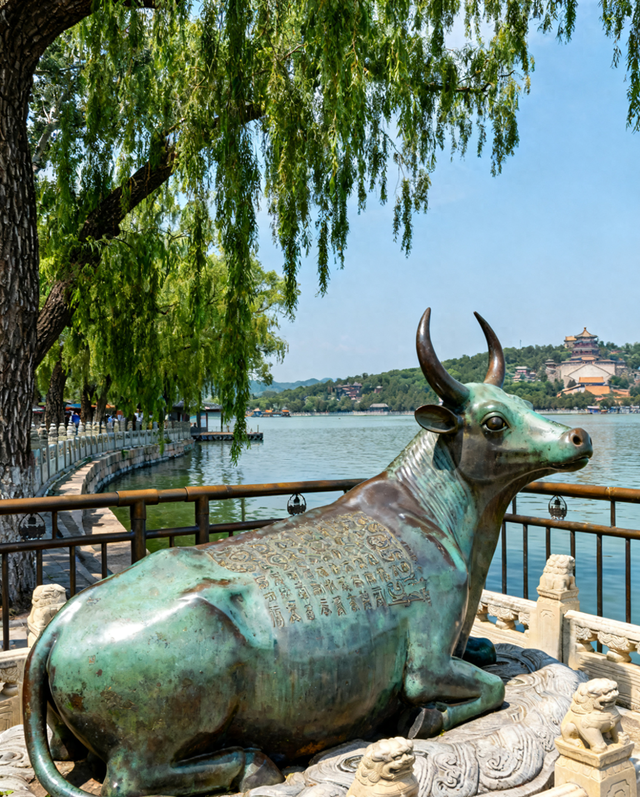 颐和园铜牛的镇水传况
