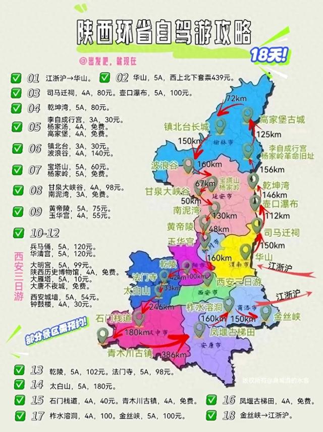 陕西环省自驾游攻略：纵贯三秦大地，解锁山河、人文与红色风华