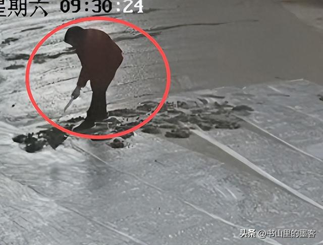 老人破坏水泥路面后续：民警走了又挖，村干部曝内情，子女被牵连
