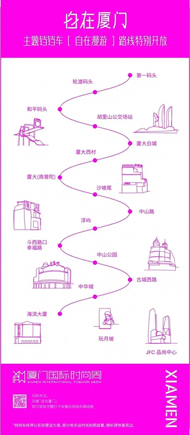 粉色铛铛车、10+时尚打卡点、多重惊喜福利!厦门国际时尚周全攻略→