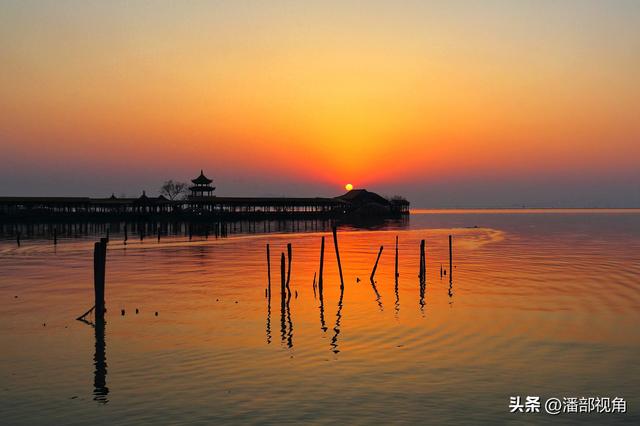 无锡太湖边上董坞里，看日落的好地方