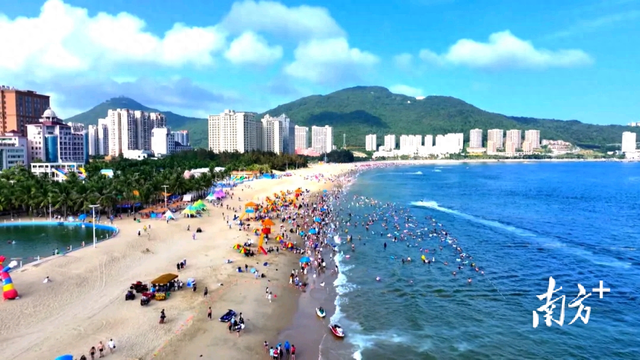 大角湾景区暑期共接待游客48.9万人次