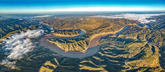 黄河忻州市段，感叹祖国山河之壮美