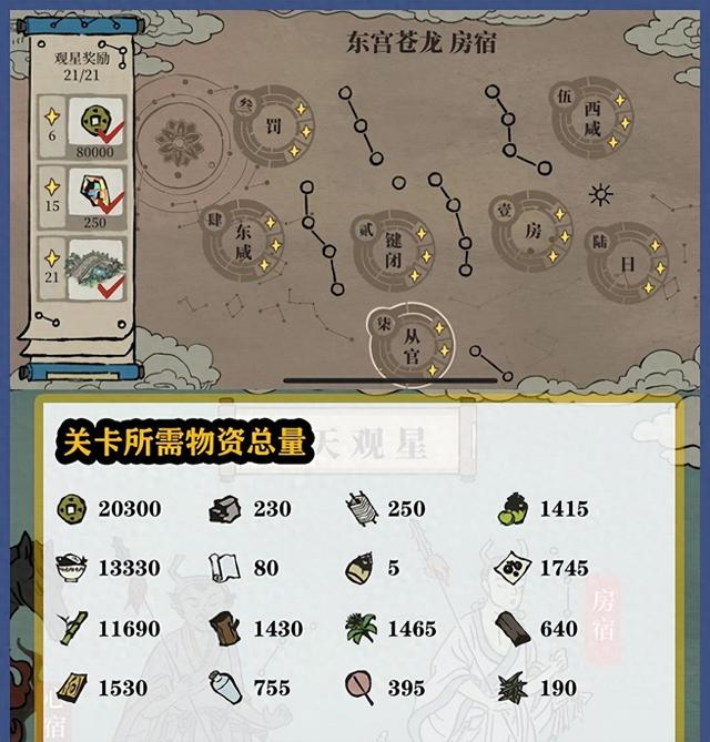 游戏攻略东宫（江南百景图东宫苍龙房宿攻略）