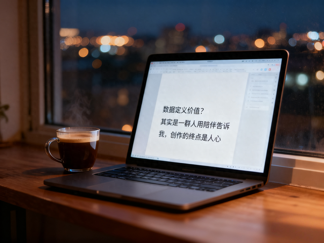 数据定义价值？不，是一群人用陪伴告诉我，创作的终点是人心