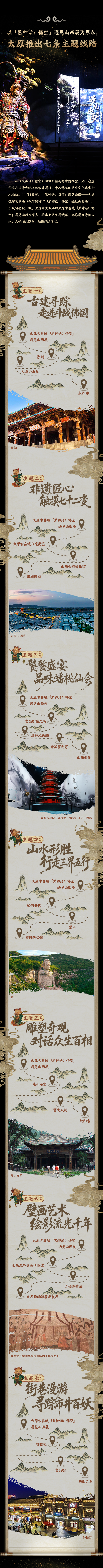 体验锦绣太原 品味三晋文化｜跟着黑神话·悟空游太原主题旅游线路