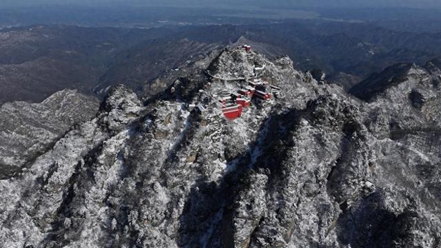 雪后初霁 武当山迎今冬首场绝美雪景