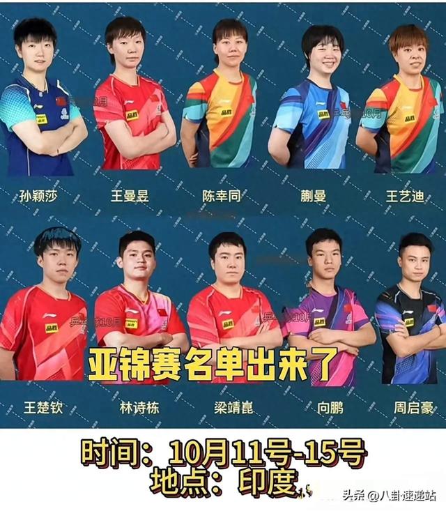 北京大满贯结束，孙颖莎和王楚钦行程曝光 两人中秋祝福衣服太搞笑