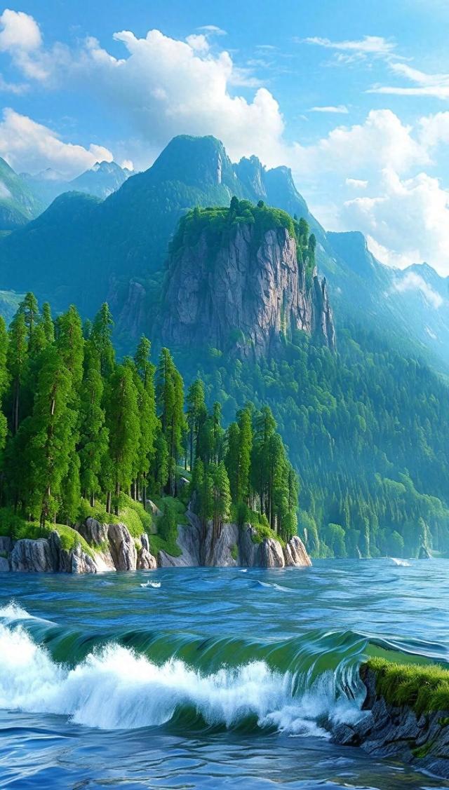#风景如画 #美在山水间 #自然风光 #