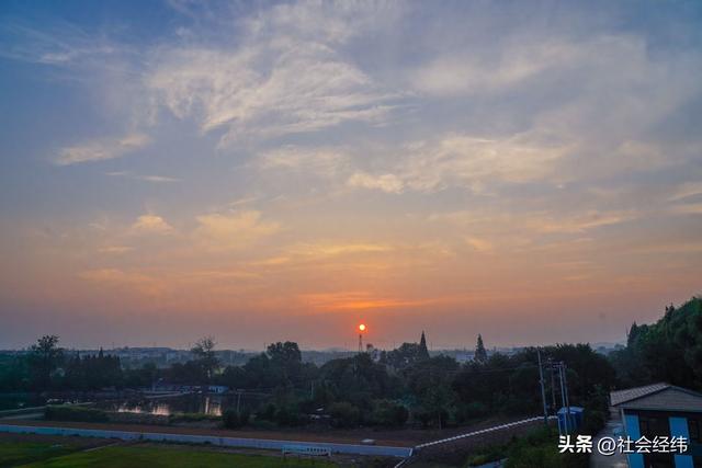 每日一景|天目湖——旭日东升耀晨光·落日余晖映晚霞