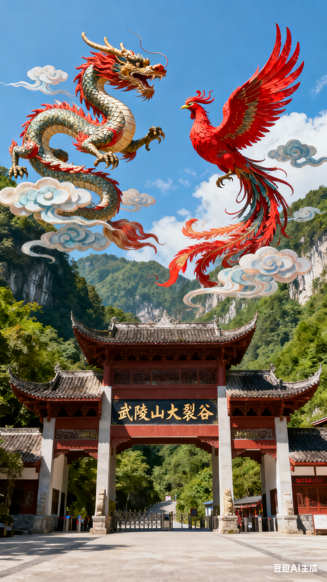 无双道龙赵小荣游记《 一笔祥龙行天下 》（一二六）武陵山大裂谷