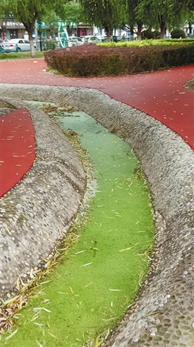 静海区文化广场 曾经美丽的水景观 黯然失色