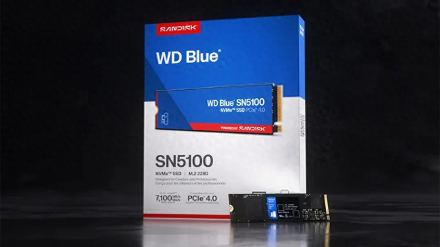 闪迪推出WD Blue SN5100固态硬盘：较SN5000性能提升30%
