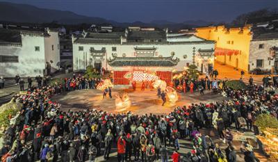 唐模古村 鱼灯热