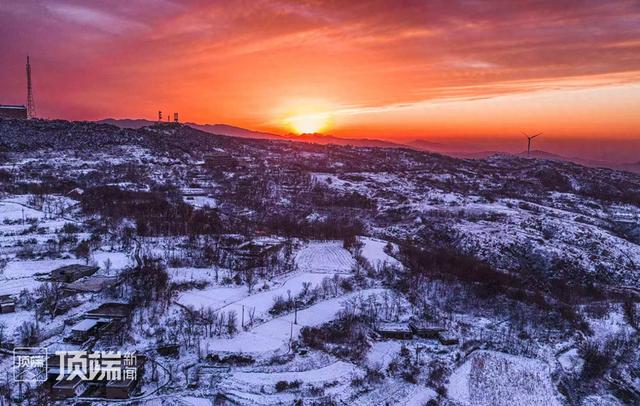 雪景晚霞绝美同框！郑州初冬高雅浪漫速来品鉴