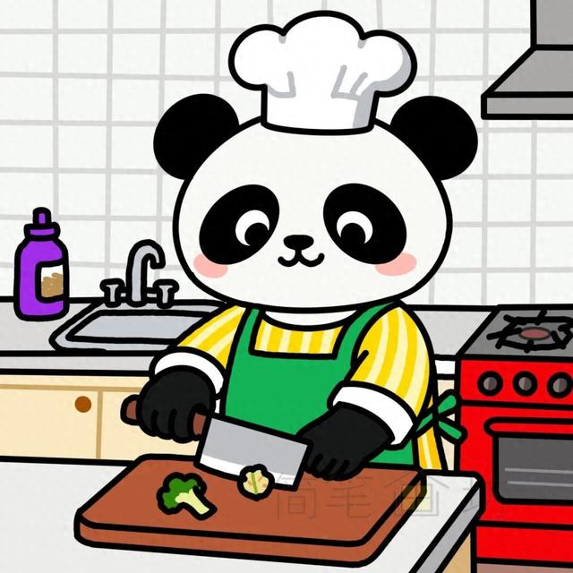 熊猫厨师攻略（萌化啦当国宝熊猫系上围裙）