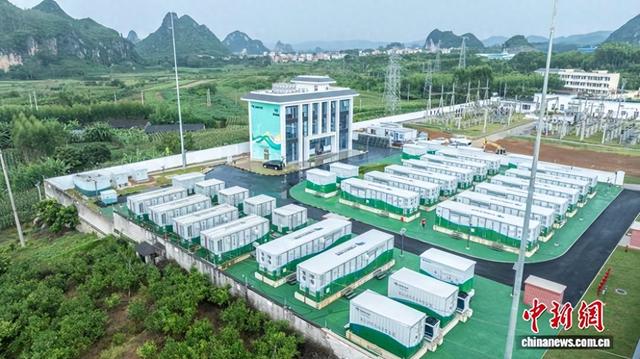 中国首个大容量钠离子储能电站扩容工程在南宁投运