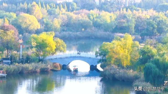 茌山公园：层林尽染入画来