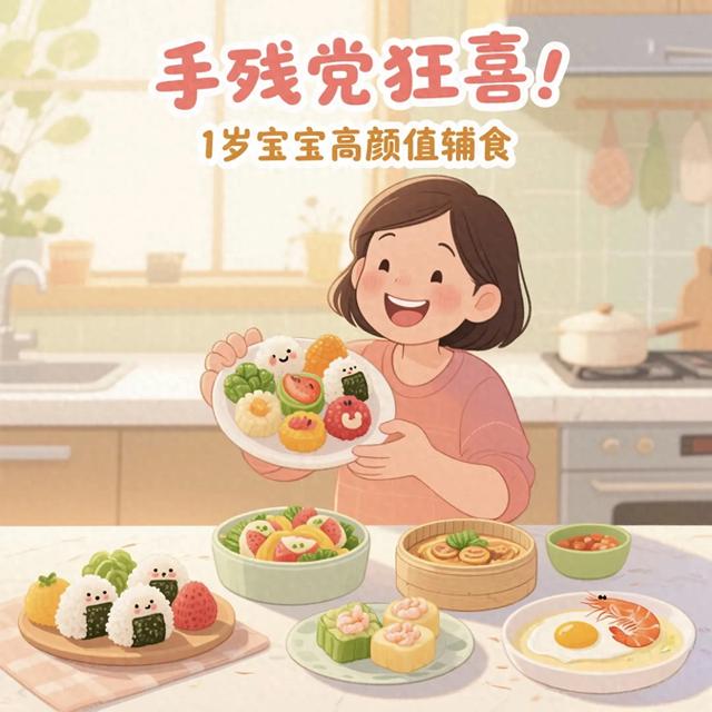 晒娃的唯美短句十字以内（🔥手残党狂喜1岁宝宝15天不重样高颜值辅食）